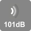 101 dB